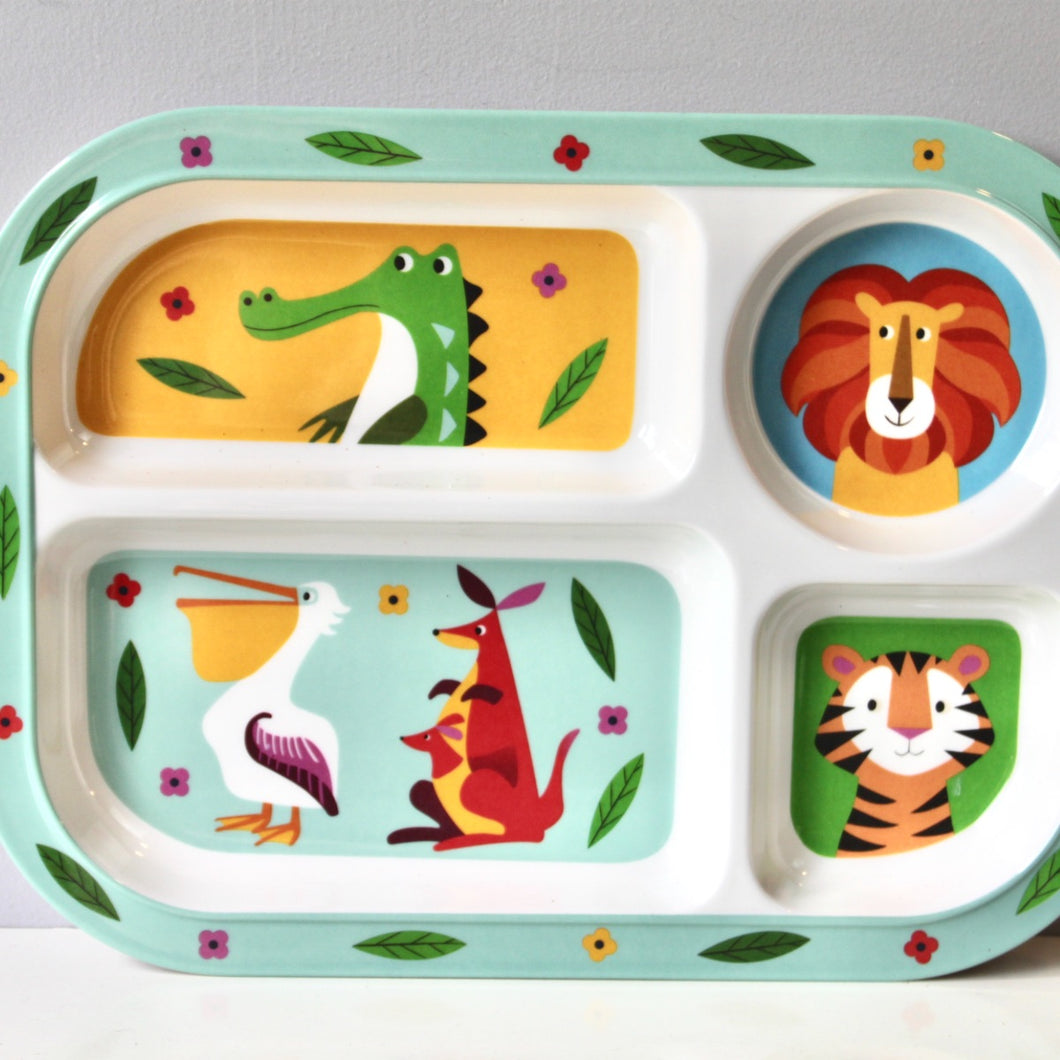 Jungle Animal Lunch Tray