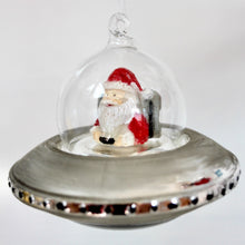 Load image into Gallery viewer, Santa Spaceship Decoration
