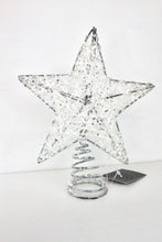 Load image into Gallery viewer, Glitter Mesh Tree Top Star

