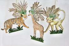 Load image into Gallery viewer, Monkey, Giraffe &amp; Tiger Jungle Animals
