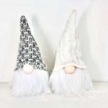 Load image into Gallery viewer, Grey &amp; White Gonks with Knitted Hats
