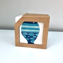 Load image into Gallery viewer, Blue Fish Resin Coasters
