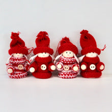 Load image into Gallery viewer, Scandi Girl Knitted Decorations
