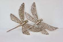 Load image into Gallery viewer, Gold Glitter Dragonfly Clip
