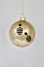 Load image into Gallery viewer, Bumble Bee Matt Gold Bauble
