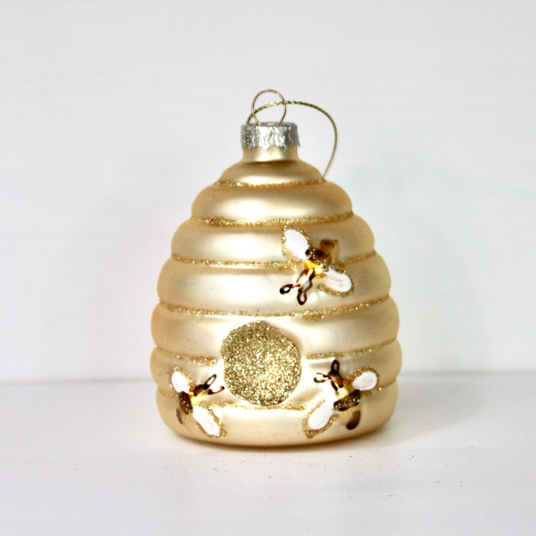 Gold Glass Beehive Decoration