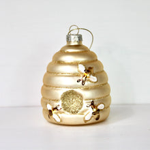 Load image into Gallery viewer, Gold Glass Beehive Decoration
