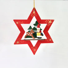 Load image into Gallery viewer, Wooden Christmas Star Set
