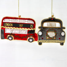 Load image into Gallery viewer, London Bus Fabric Decoration
