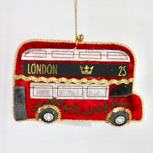 Load image into Gallery viewer, London Bus Fabric Decoration
