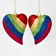 Load image into Gallery viewer, Rainbow Glitter Heart Set
