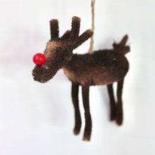 Load image into Gallery viewer, Bristle Red Nose Reindeer

