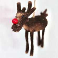 Load image into Gallery viewer, Bristle Red Nose Reindeer

