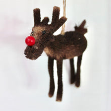 Load image into Gallery viewer, Bristle Red Nose Reindeer
