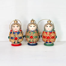 Load image into Gallery viewer, Babushka Resin Doll Decoration
