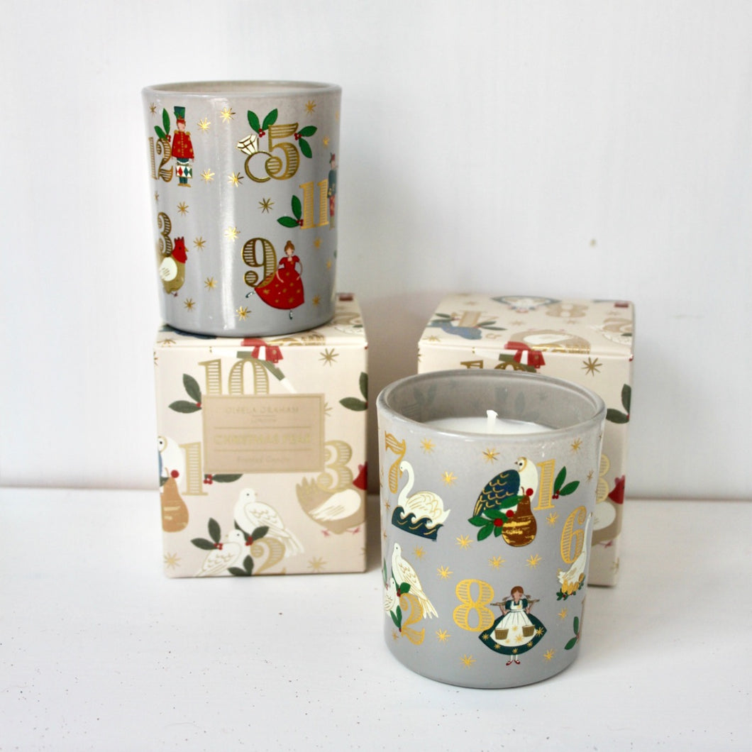 12 Days of Christmas Boxed Candle Pot