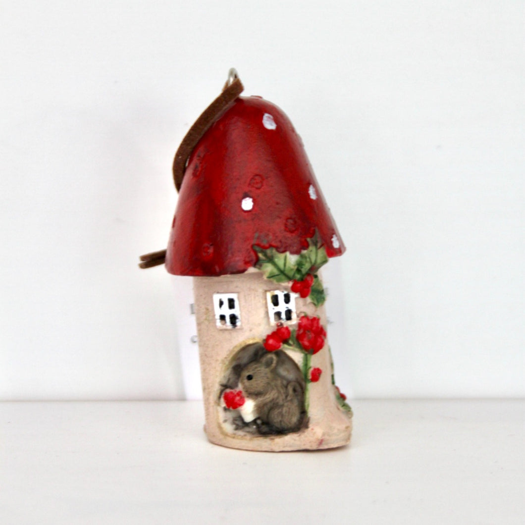 Toadstool House with Mouse