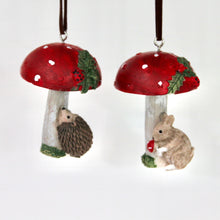 Load image into Gallery viewer, Toadstool with Hedgehog and Mouse
