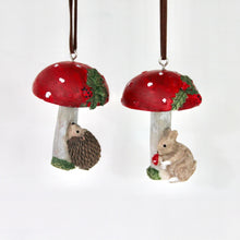 Load image into Gallery viewer, Toadstool with Hedgehog and Mouse
