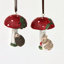 Load image into Gallery viewer, Toadstool with Hedgehog and Mouse
